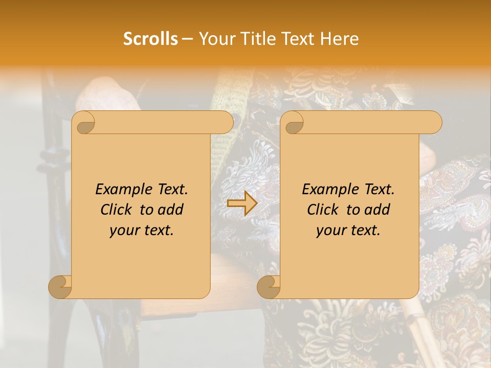Age Grandmother Aged PowerPoint Template