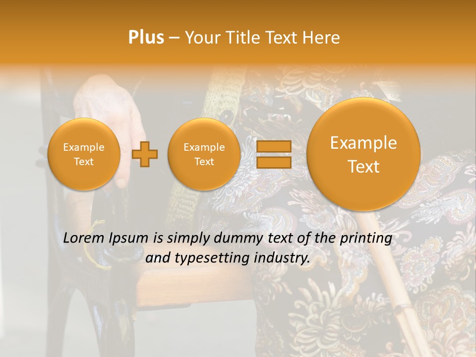 Age Grandmother Aged PowerPoint Template