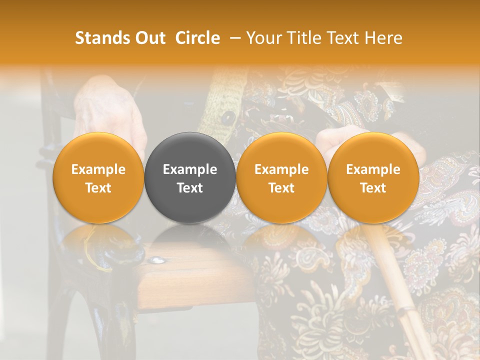 Age Grandmother Aged PowerPoint Template