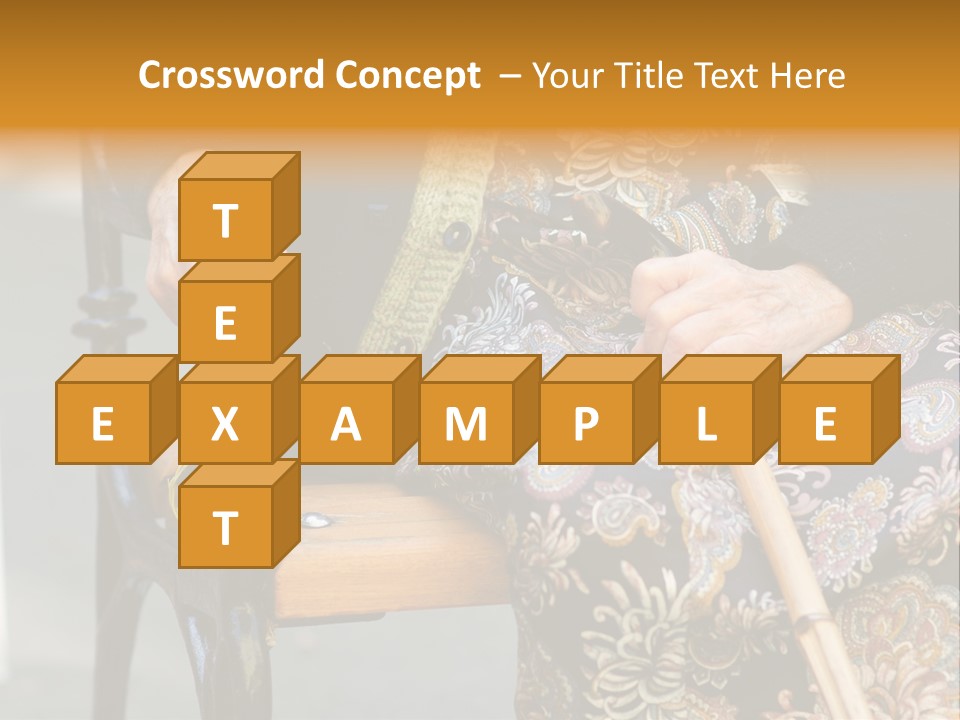 Age Grandmother Aged PowerPoint Template