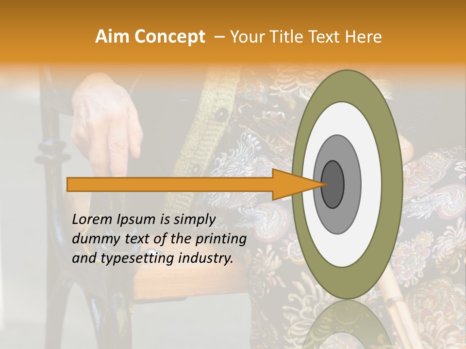 Age Grandmother Aged PowerPoint Template