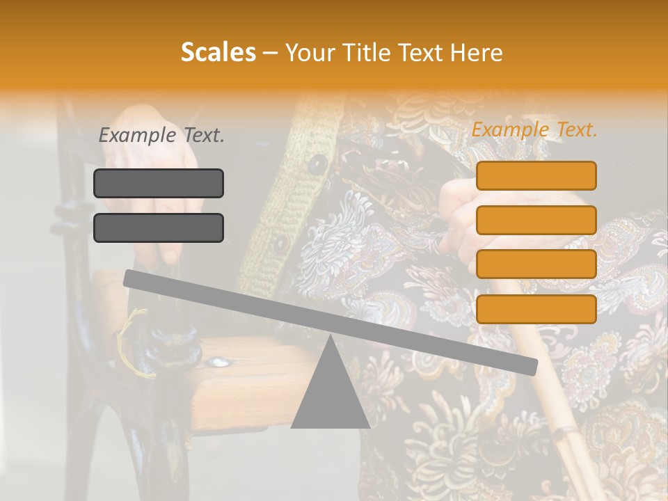 Age Grandmother Aged PowerPoint Template