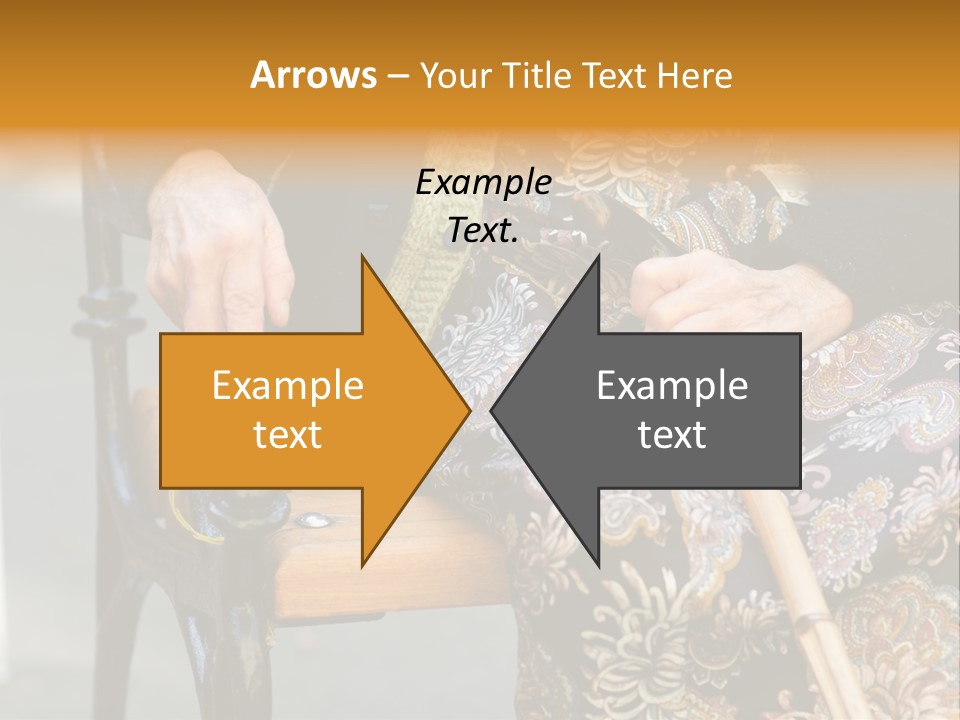 Age Grandmother Aged PowerPoint Template