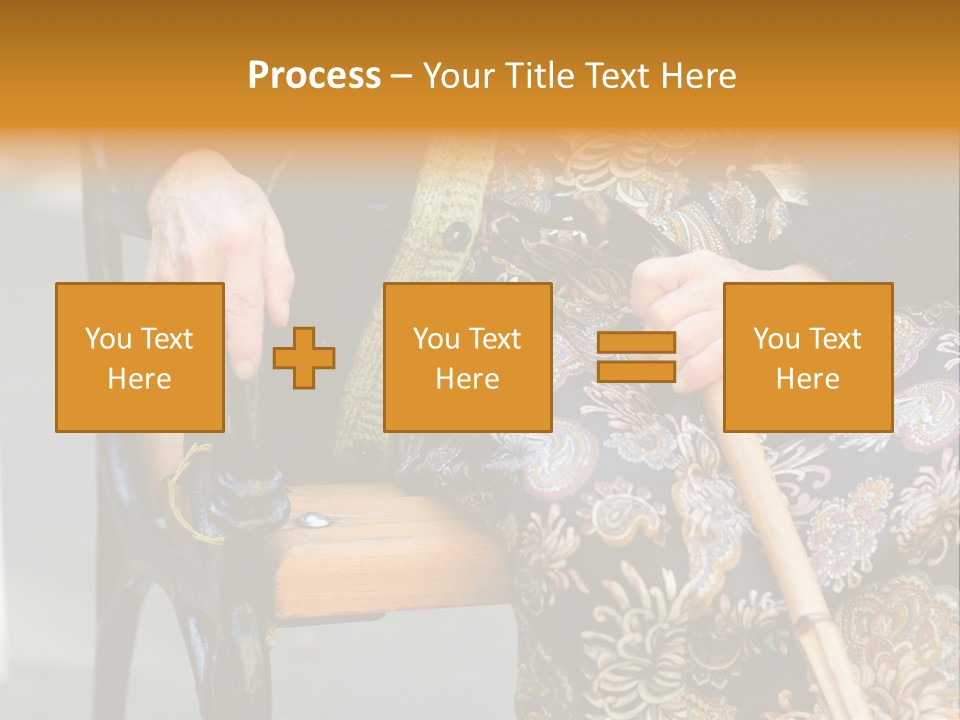 Age Grandmother Aged PowerPoint Template