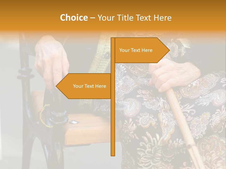 Age Grandmother Aged PowerPoint Template