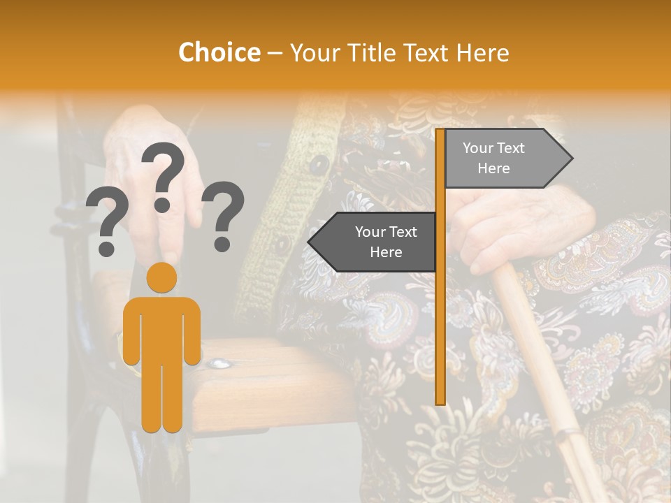 Age Grandmother Aged PowerPoint Template