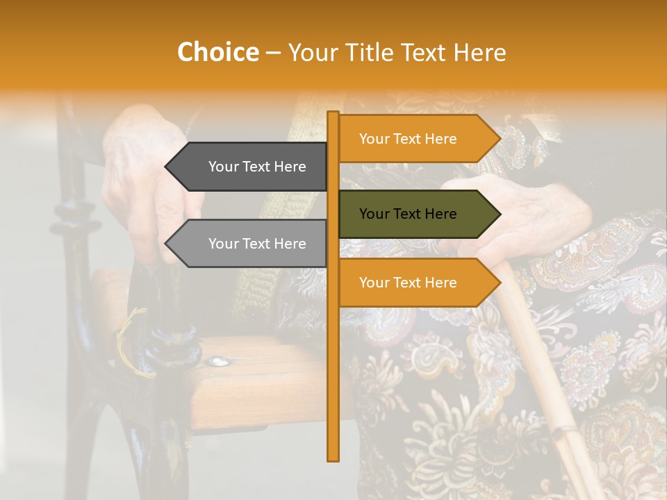 Age Grandmother Aged PowerPoint Template