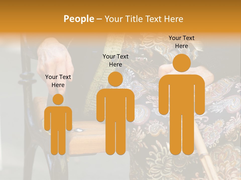 Age Grandmother Aged PowerPoint Template