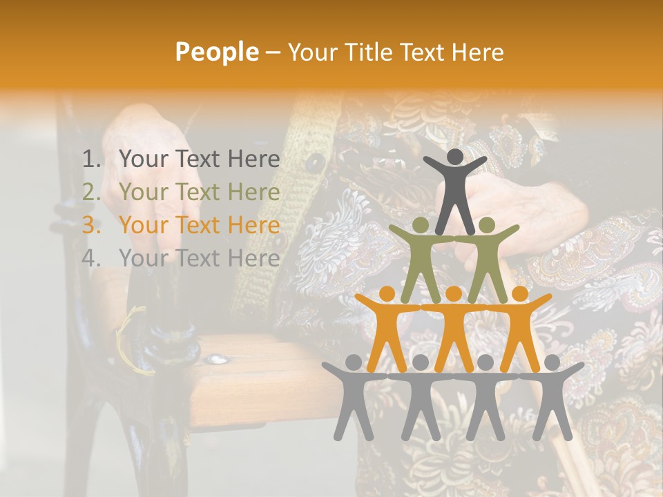 Age Grandmother Aged PowerPoint Template