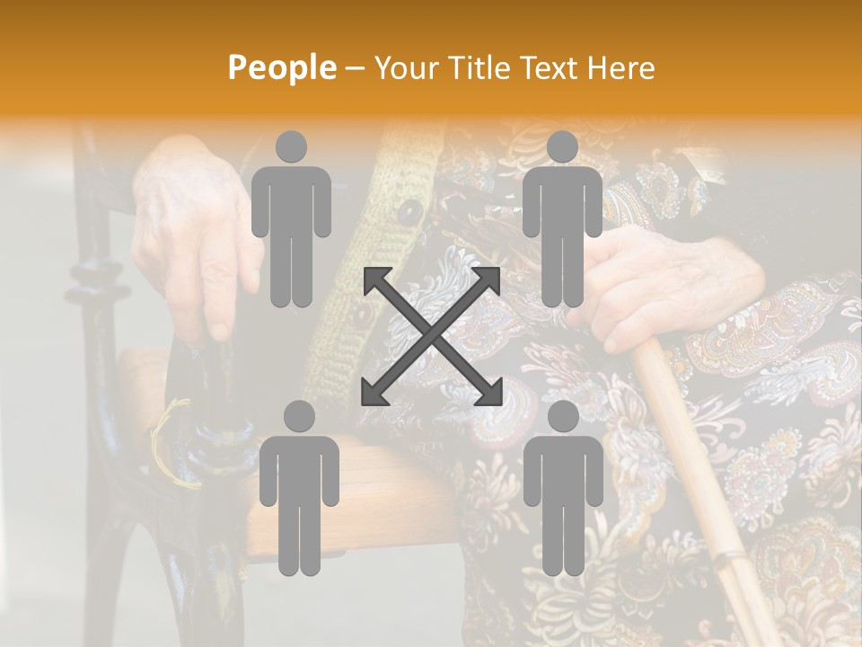 Age Grandmother Aged PowerPoint Template