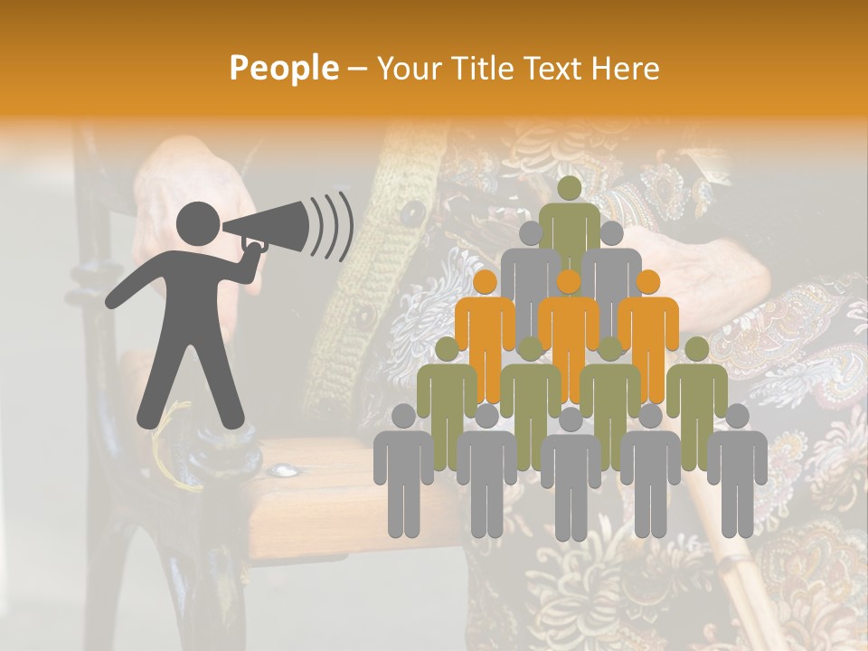 Age Grandmother Aged PowerPoint Template