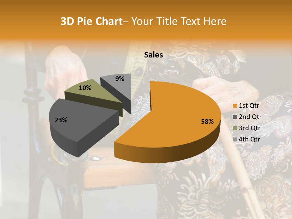 Age Grandmother Aged PowerPoint Template