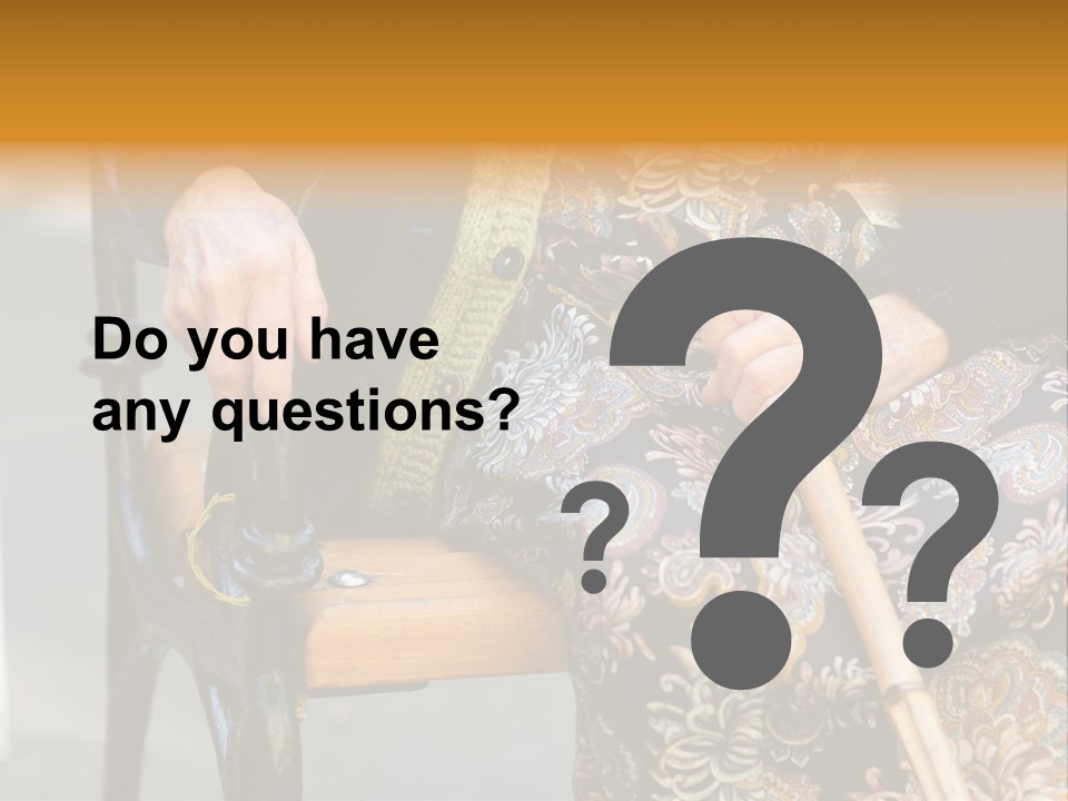 Age Grandmother Aged PowerPoint Template