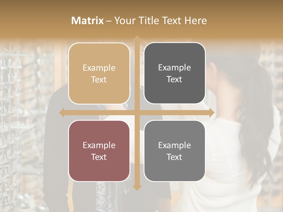 Caucasian Looking Casual PowerPoint Template