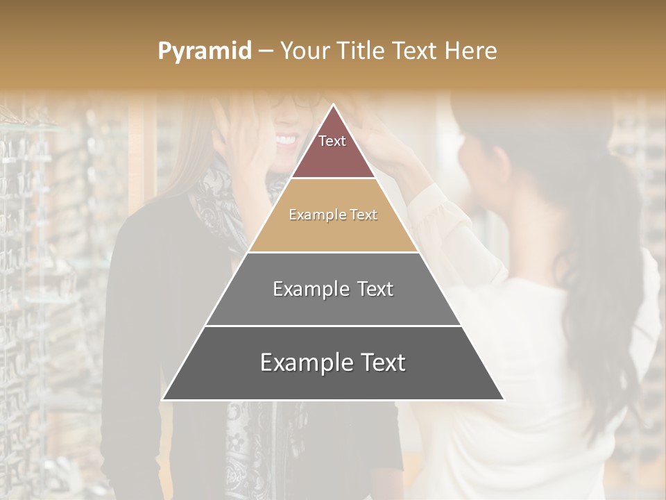 Caucasian Looking Casual PowerPoint Template