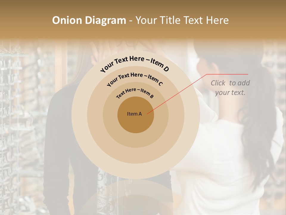 Caucasian Looking Casual PowerPoint Template