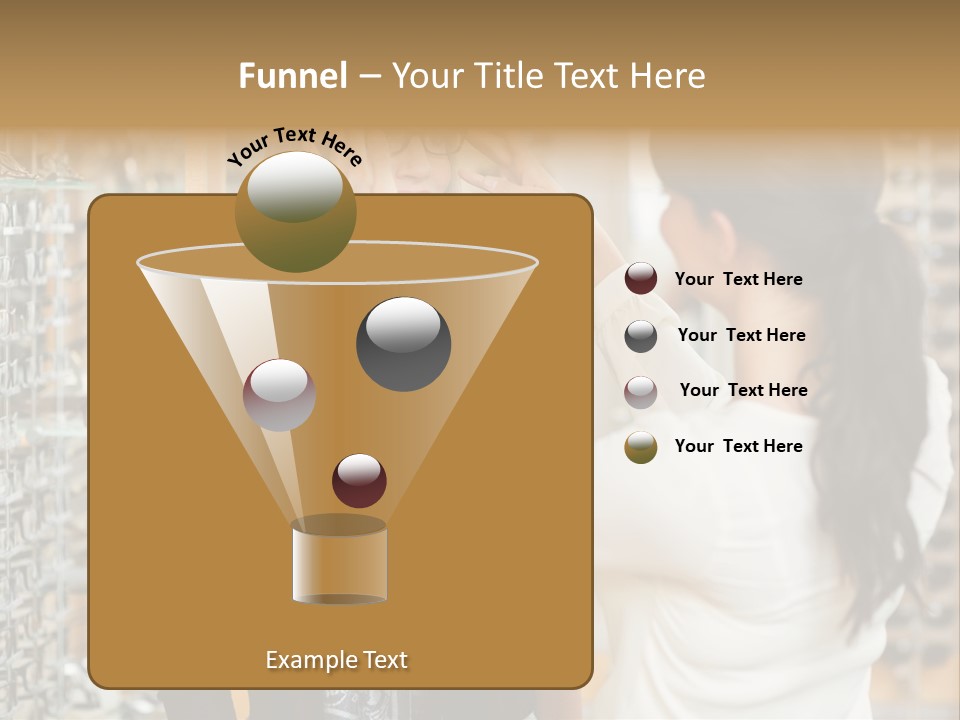 Caucasian Looking Casual PowerPoint Template