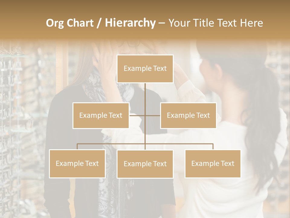 Caucasian Looking Casual PowerPoint Template