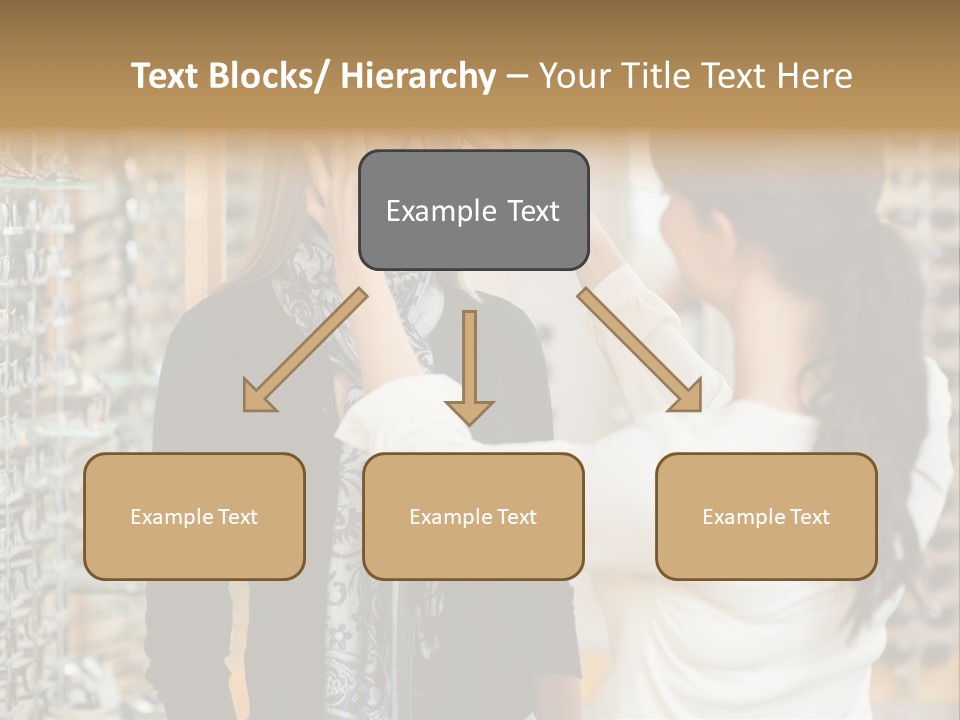 Caucasian Looking Casual PowerPoint Template