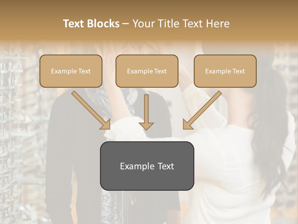 Caucasian Looking Casual PowerPoint Template