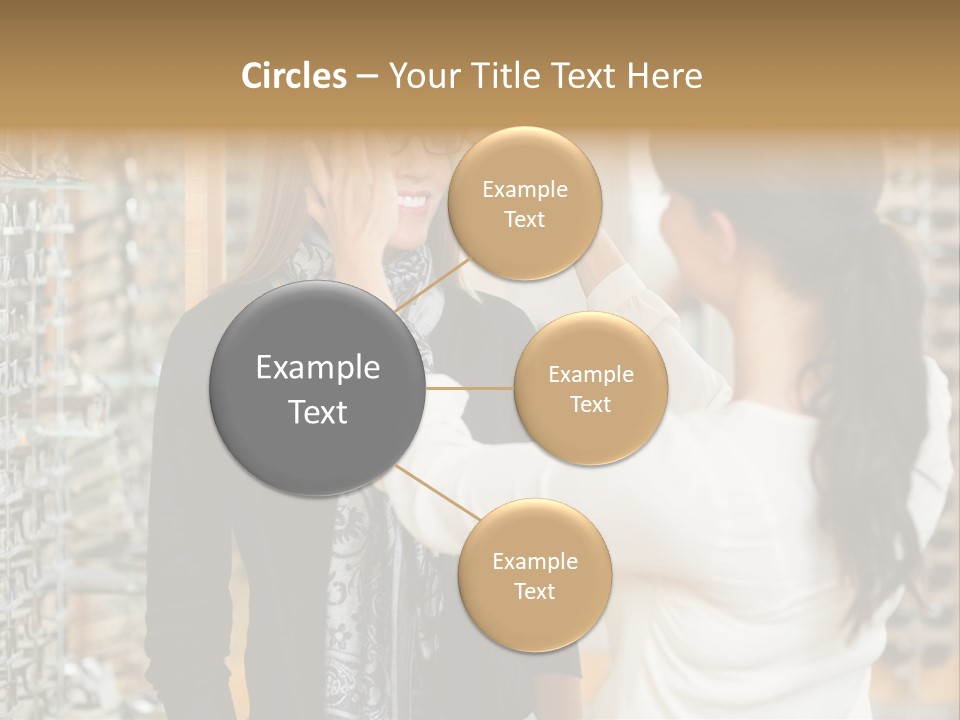 Caucasian Looking Casual PowerPoint Template