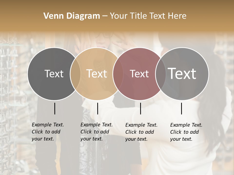 Caucasian Looking Casual PowerPoint Template