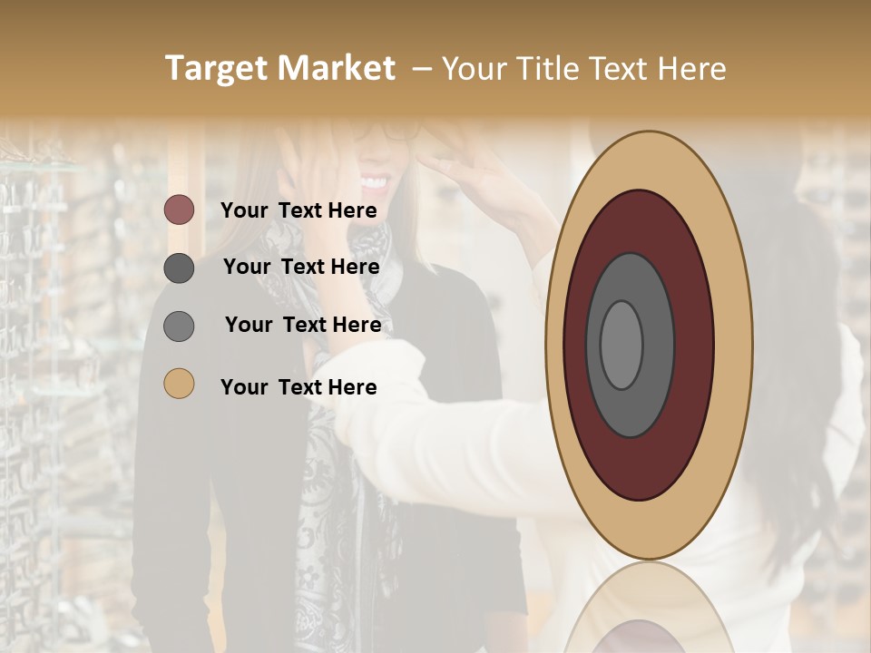 Caucasian Looking Casual PowerPoint Template