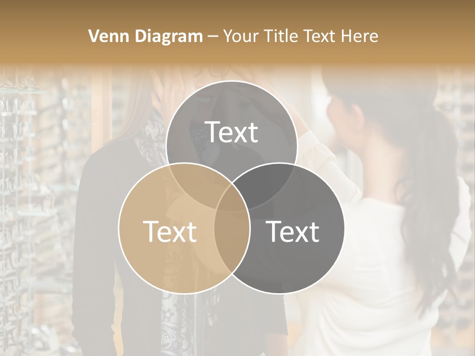 Caucasian Looking Casual PowerPoint Template