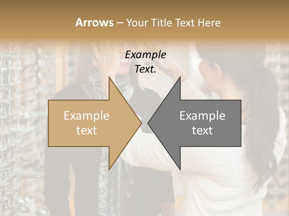 Caucasian Looking Casual PowerPoint Template