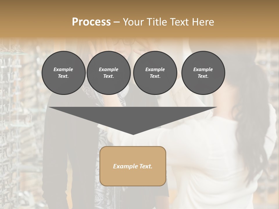 Caucasian Looking Casual PowerPoint Template