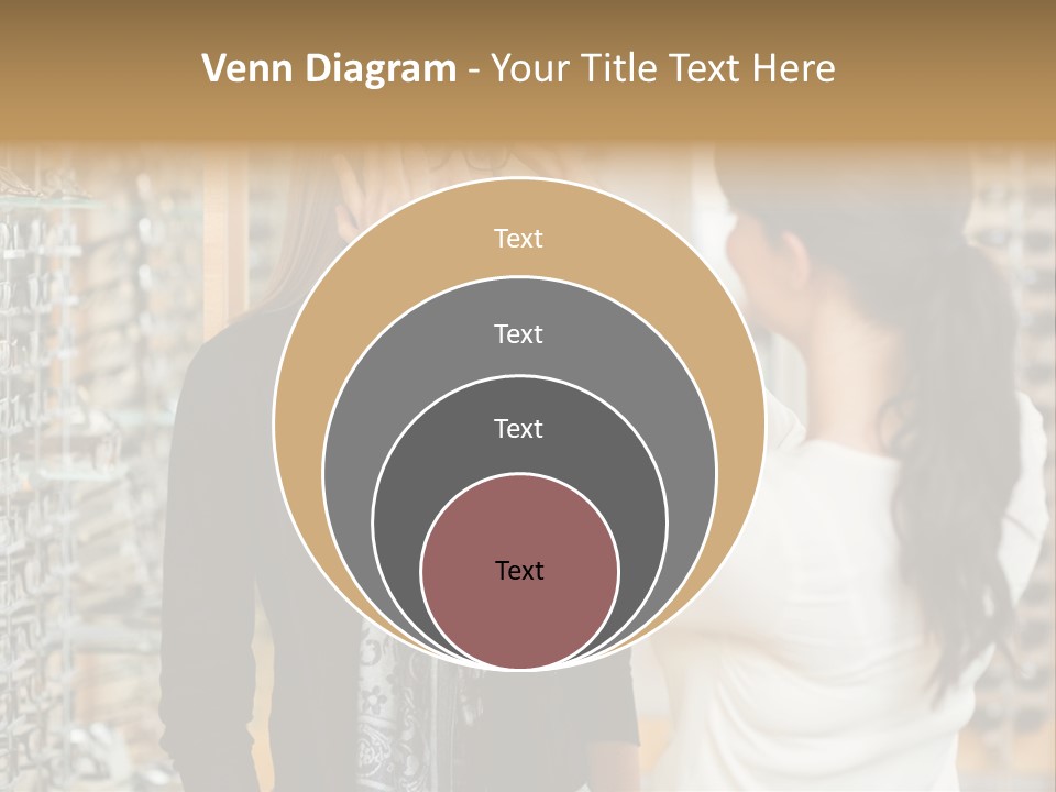 Caucasian Looking Casual PowerPoint Template