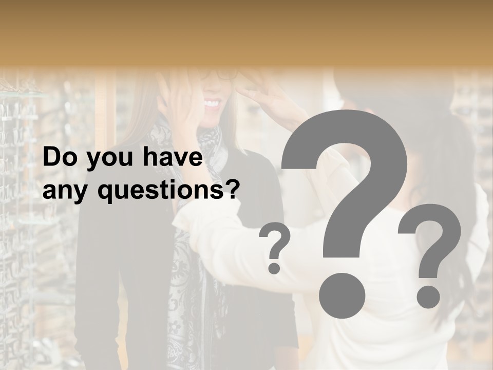 Caucasian Looking Casual PowerPoint Template