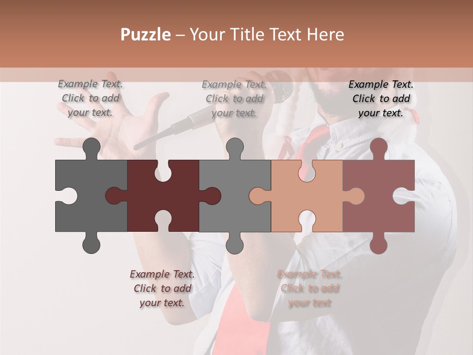 Year Shades Isolated PowerPoint Template