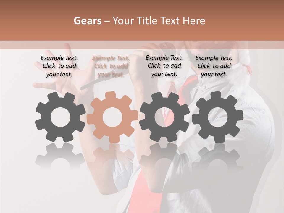 Year Shades Isolated PowerPoint Template