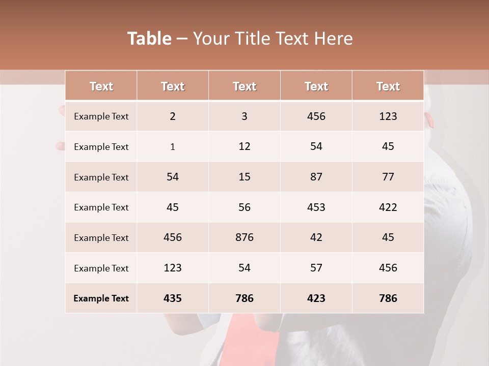 Year Shades Isolated PowerPoint Template