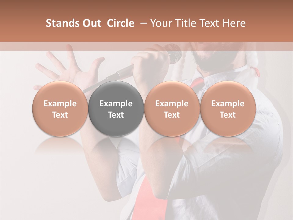 Year Shades Isolated PowerPoint Template