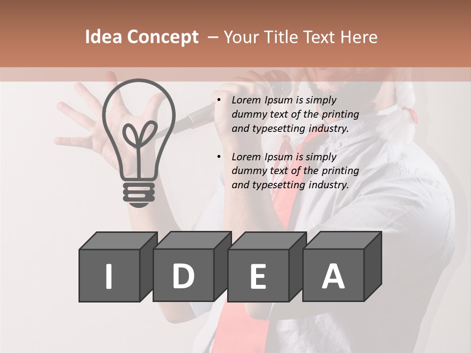 Year Shades Isolated PowerPoint Template