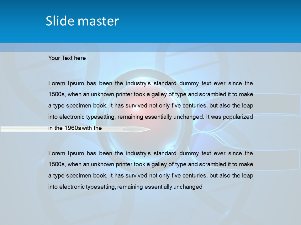 Test Baby Injection PowerPoint Template