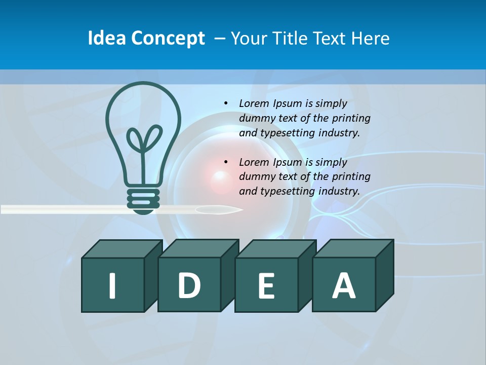 Test Baby Injection PowerPoint Template