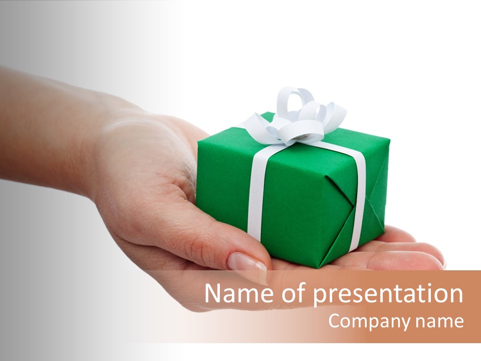 Give Seasonal Sharing PowerPoint Template