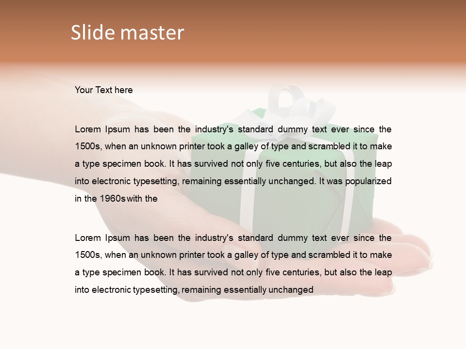 Give Seasonal Sharing PowerPoint Template
