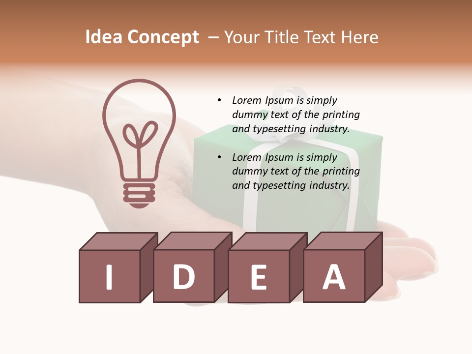 Give Seasonal Sharing PowerPoint Template