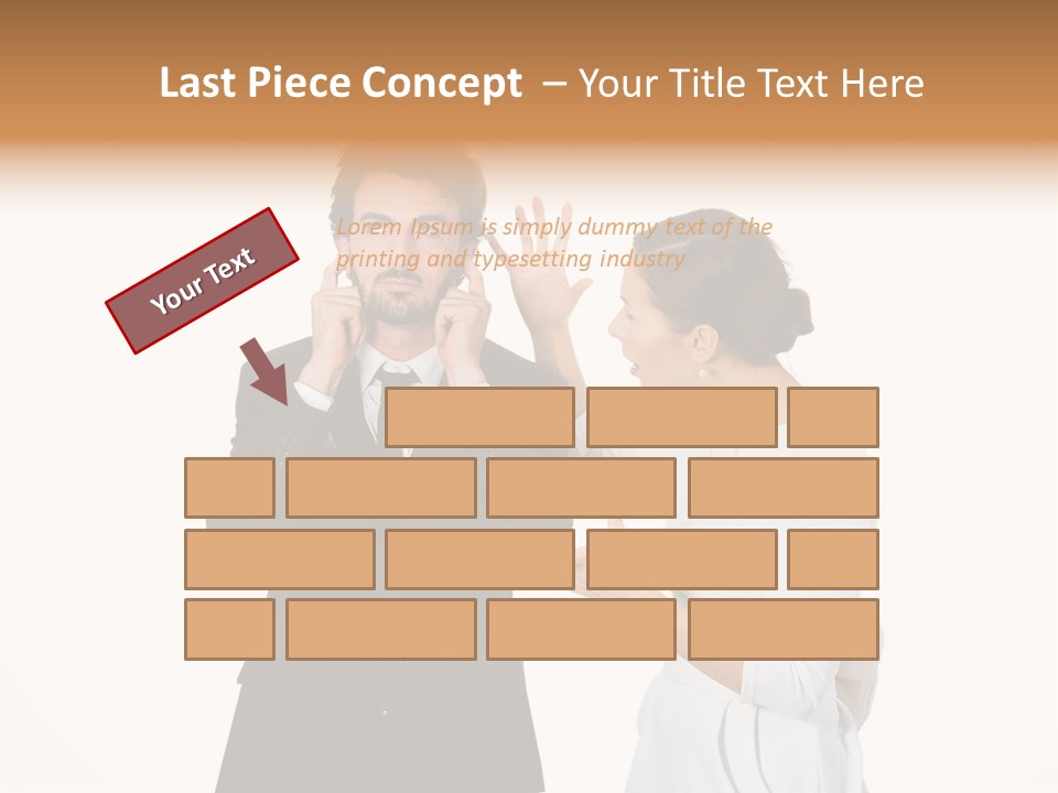 Dispute Ethnic Family PowerPoint Template