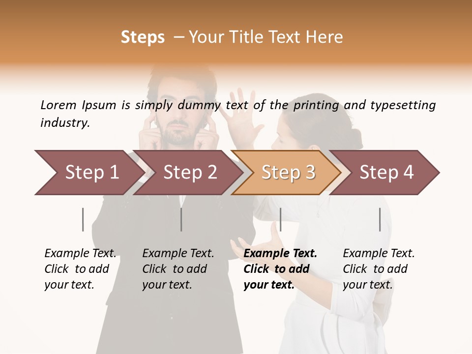 Dispute Ethnic Family PowerPoint Template