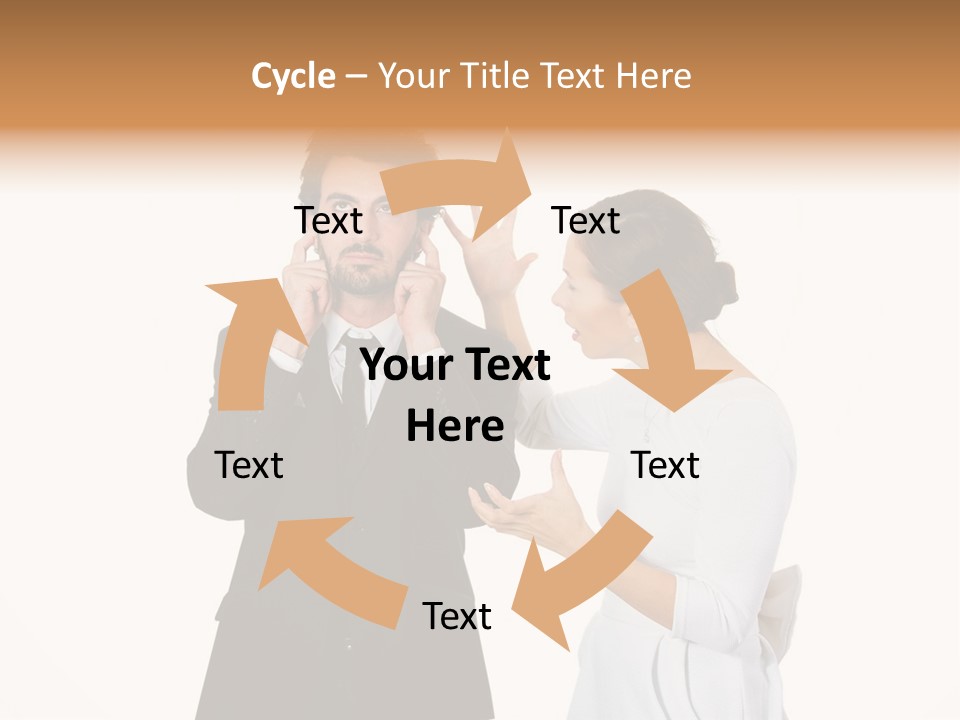 Dispute Ethnic Family PowerPoint Template