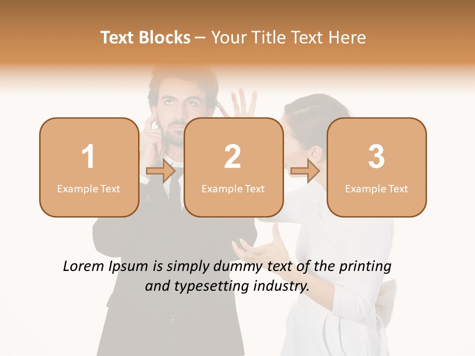 Dispute Ethnic Family PowerPoint Template