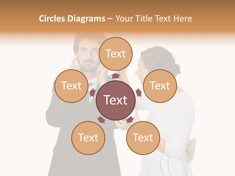 Dispute Ethnic Family PowerPoint Template