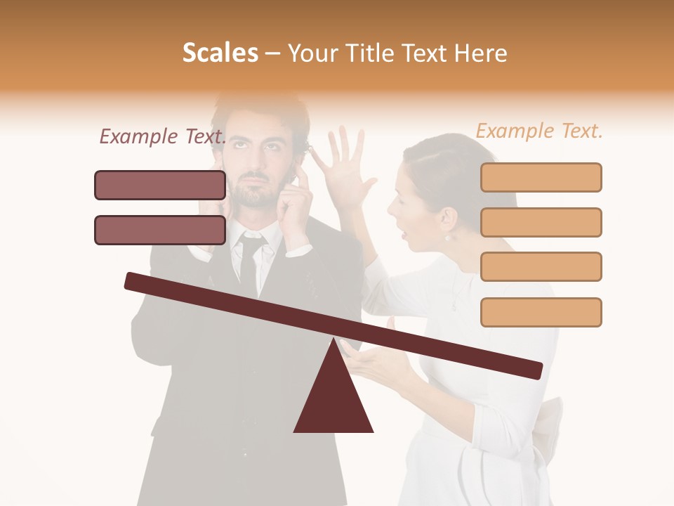Dispute Ethnic Family PowerPoint Template