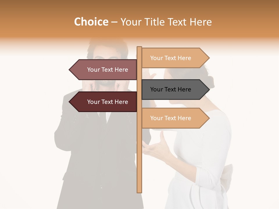 Dispute Ethnic Family PowerPoint Template