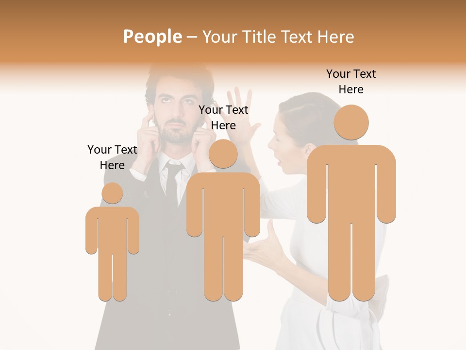 Dispute Ethnic Family PowerPoint Template
